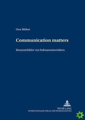 Communication Matters -