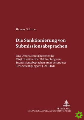 Die Sanktionierung Von Submissionsabsprachen