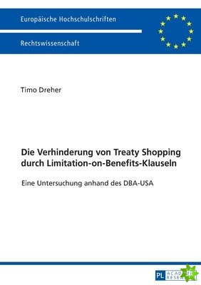 Die Verhinderung Von Treaty Shopping Durch Limitation-On-Benefits-Klauseln