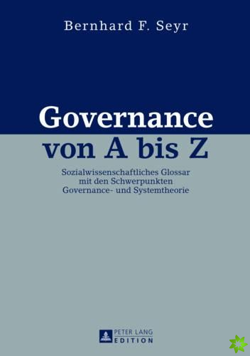 Governance Von a Bis Z