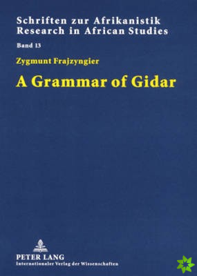 Grammar of Gidar