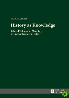 History as Knowledge