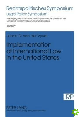 Implementation of International Law in the United States