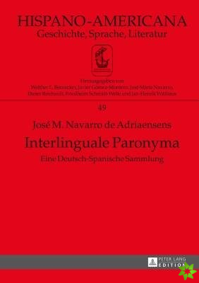 Interlinguale Paronyma