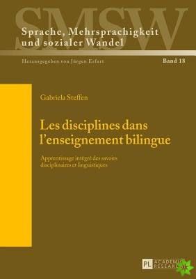 Les Disciplines Dans l'Enseignement Bilingue
