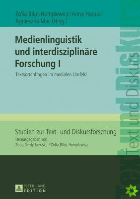 Medienlinguistik Und Interdisziplinaere Forschung I