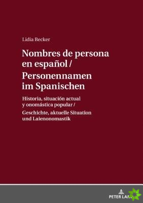 Personennamen Im Spanischen / Nombres de Persona En Espanol
