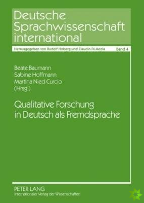 Qualitative Forschung in Deutsch ALS Fremdsprache