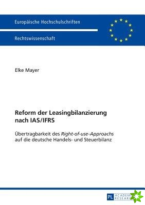 Reform der Leasingbilanzierung nach IAS/IFRS
