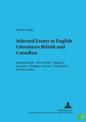 Selected Essays in English Literatures: British and Canadian