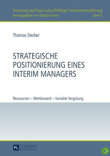 Strategische Positionierung Eines Interim Managers