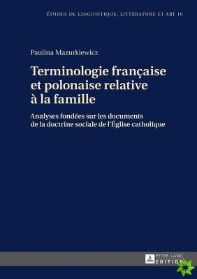 Terminologie Francaise Et Polonaise Relative A La Famille