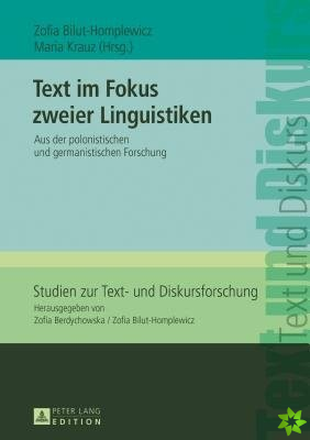 Text im Fokus zweier Linguistiken; Aus der polonistischen und germanistischen Forschung