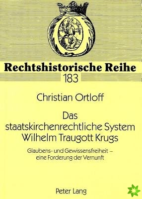 Das staatskirchenrechtliche System Wilhelm Traugott Krugs