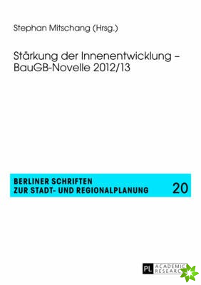 Staerkung der Innenentwicklung - BauGB-Novelle 2012/13
