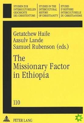Missionary Factor in Ethiopia