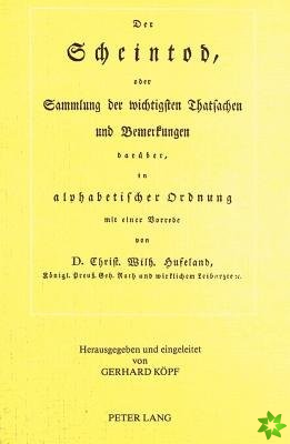 Christoph Wilhelm Hufeland- Der Scheintod