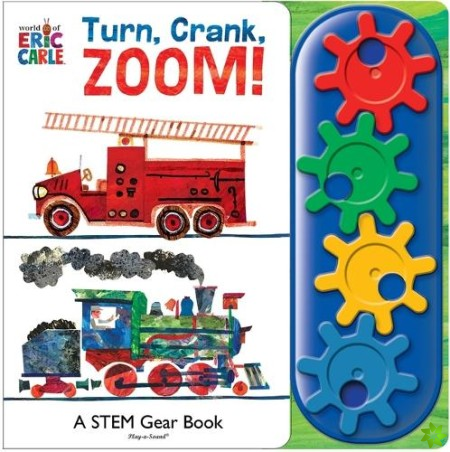 Eric Carle Turn Crank Zoom Go Go Gear Book