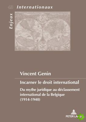 Incarner Le Droit International