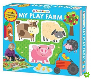 Farm Puzzle Playset