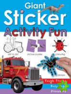 Giant Sticker Activity Book for Boys