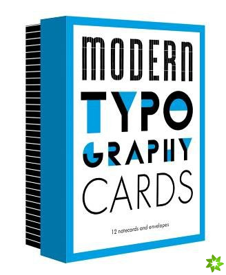 Modern Typography Notecards