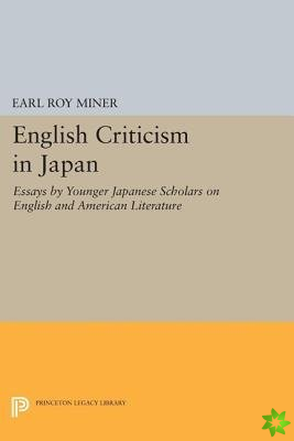 English Criticism in Japan