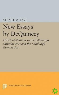 New Essays by De Quincey