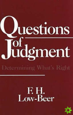 Questions of Judgment