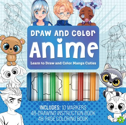 Draw & Color Anime Kit