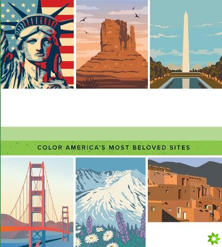 National Monuments & Historic Sites Coloring Book