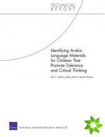 Identifying Arabic-Language Materials for Children That Promote Tolerance and Critical Thinking