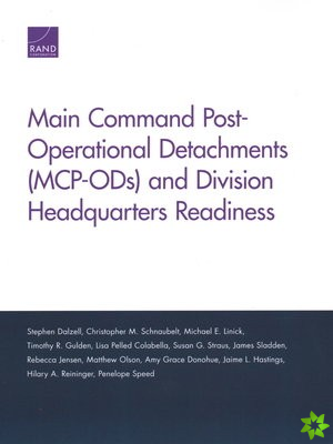 Main Command Post-Operational Detachments (MCP-ODs) and Division Headquarters Readiness