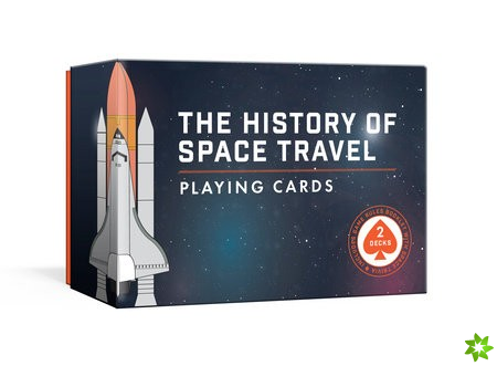 History of Space Travel Playing Card Set