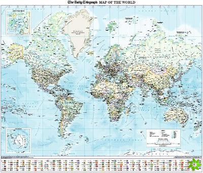 Daily Telegraph Wall Map of the World