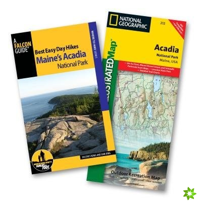 Best Easy Day Hiking Guide and Trail Map Bundle: Acadia National Park