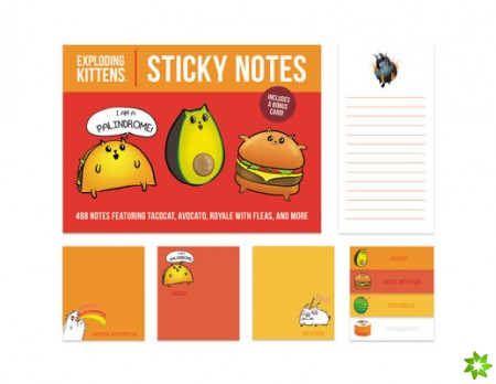 Exploding Kittens Sticky Notes
