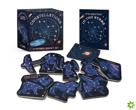 Constellations: A Wooden Magnet Set