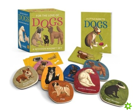 For the Love of Dogs: A Wooden Magnet Set