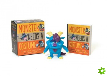 Monster Needs a Costume Bendable Figurine and Mini Book