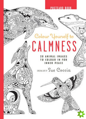 Colour Yourself to Calmness Postcard Book