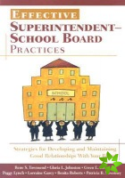 Effective Superintendent-School Board Practices