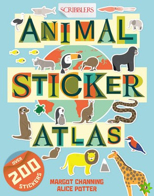 Scribblers Animal Sticker Atlas