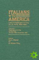 Italians to America, Jan. 1880 - Dec. 1884