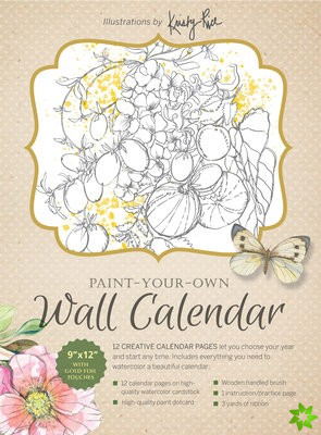 Paint-Your-Own Wall Calendar