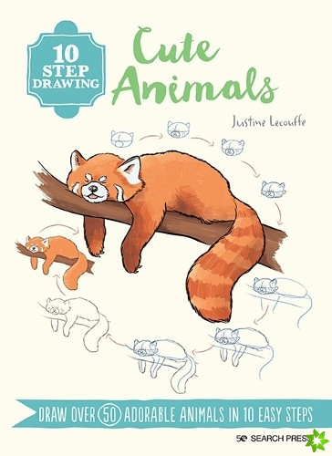10 Step Drawing: Cute Animals