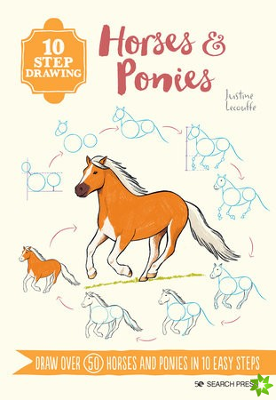 10 Step Drawing: Horses & Ponies