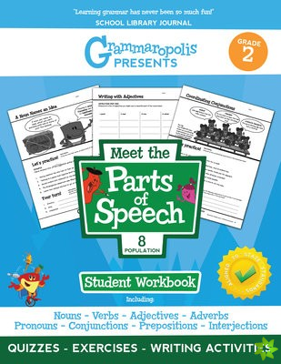 Parts of Speech Workbook, Grade 2