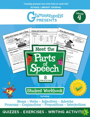 Parts of Speech Workbook, Grade 4