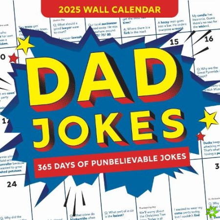 2025 Dad Jokes Wall Calendar